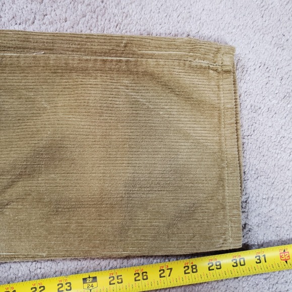 Levis Corduroy Pants Men's 31x30* Golden Brown Mid Rise Relaxed Straight Low Pro - Picture 4 of 8